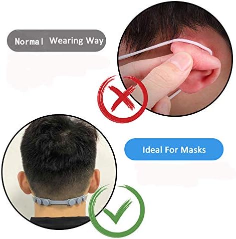 4PCS Mask Extension Strap,Adjustable Comfortable Mask Holders for Ears,Mask Strap Extender Ear Grip Hook Mask Buckle for Adults and Kids