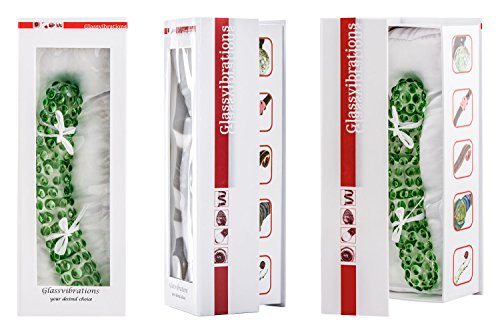Glasdildo Glassvibrations – Gurke extra strong