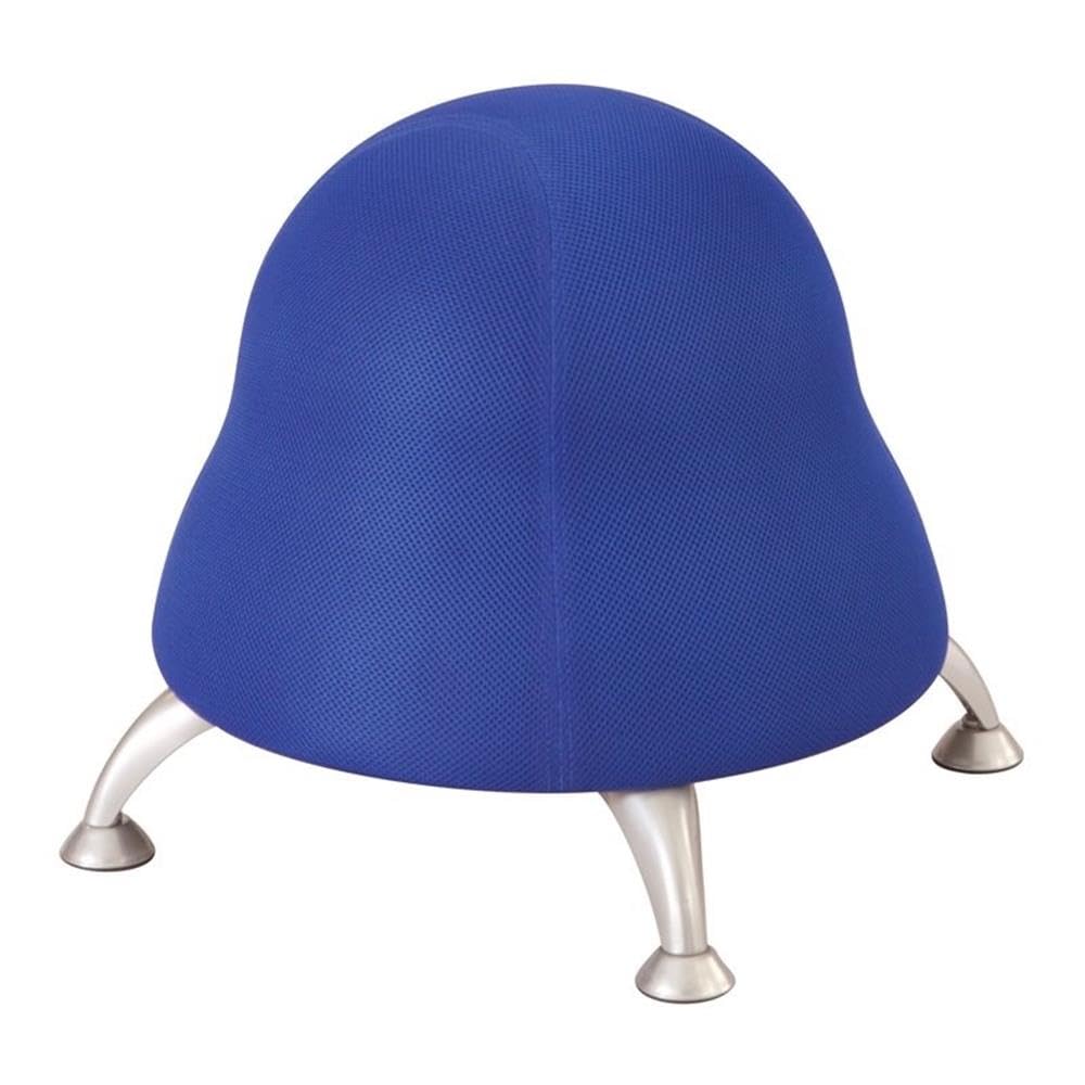 UrbanPro Low Profile Vinyl Upholstered Ball Chair in Blue