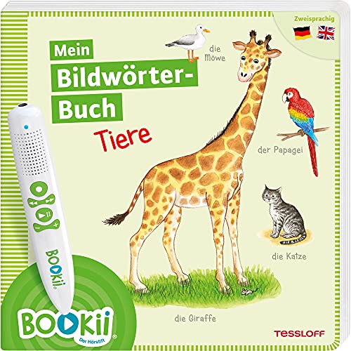 BOOKii® Mein Bildwörter-Buch Tiere: Zweisprachig Deutsch / Englisch