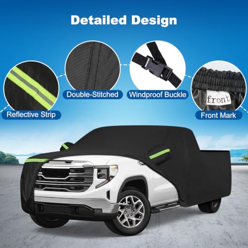 Image of Truck Cover for GMC Sierra 1500 2007-2026 Extended /Crew Cab 5.7'-6.6' Bed