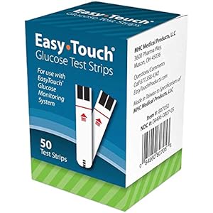 Case of 12 boxes of Easy Touch Glucose Test Strip – 50ct