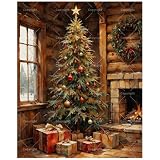 Holiday Decor Paint by Numbers Kit for Adults...