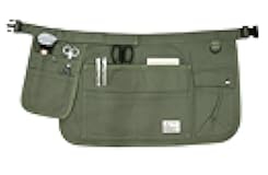 Nanxson Tool Apron Half Canvas Apron With Muti-Pockets for Home Garden Painting Crafting Woodworking CFG003