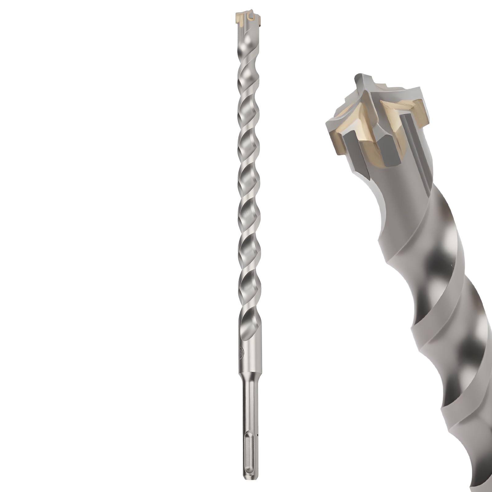 MOXPIFY 18mm Masonry Drill Bit 310mm Long, Hammer SDS Drill Bit for Reinforced Concrete, Brick Walls, SDS Plus Shank (18mm x 310mm) โ image 1