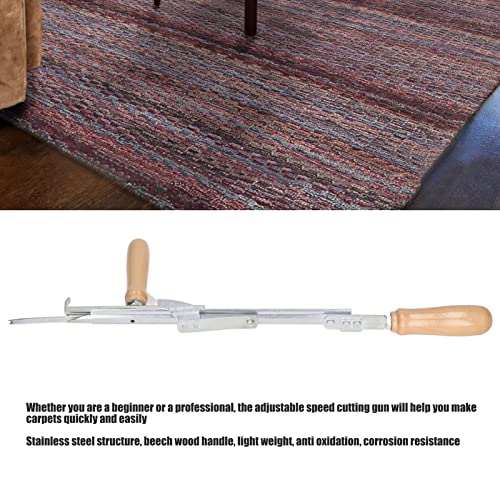 Image of Natudeco Manual Rug Gun Machine Rug Tufting Gun Loop Pile Manual Speed Handheld Tufting Tool for DIY Tufting Artwork Carpet Sewing for Beginners