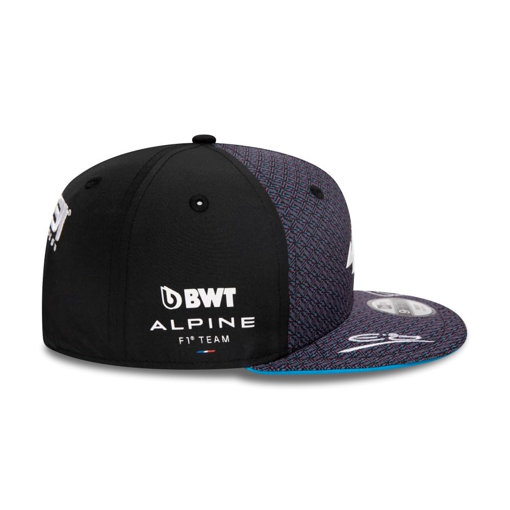 Alpine 2023 Team Driver Estaban Ocon 9Fifty Pre Curve Kids - czarny, Czarny