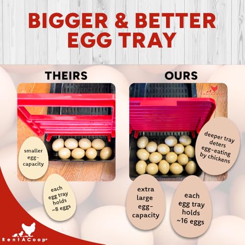 RentACoop Roll-Out Reversible Nesting Box Suite (3 Compartment) for Chickens, Ducks, Poultry - Image 5