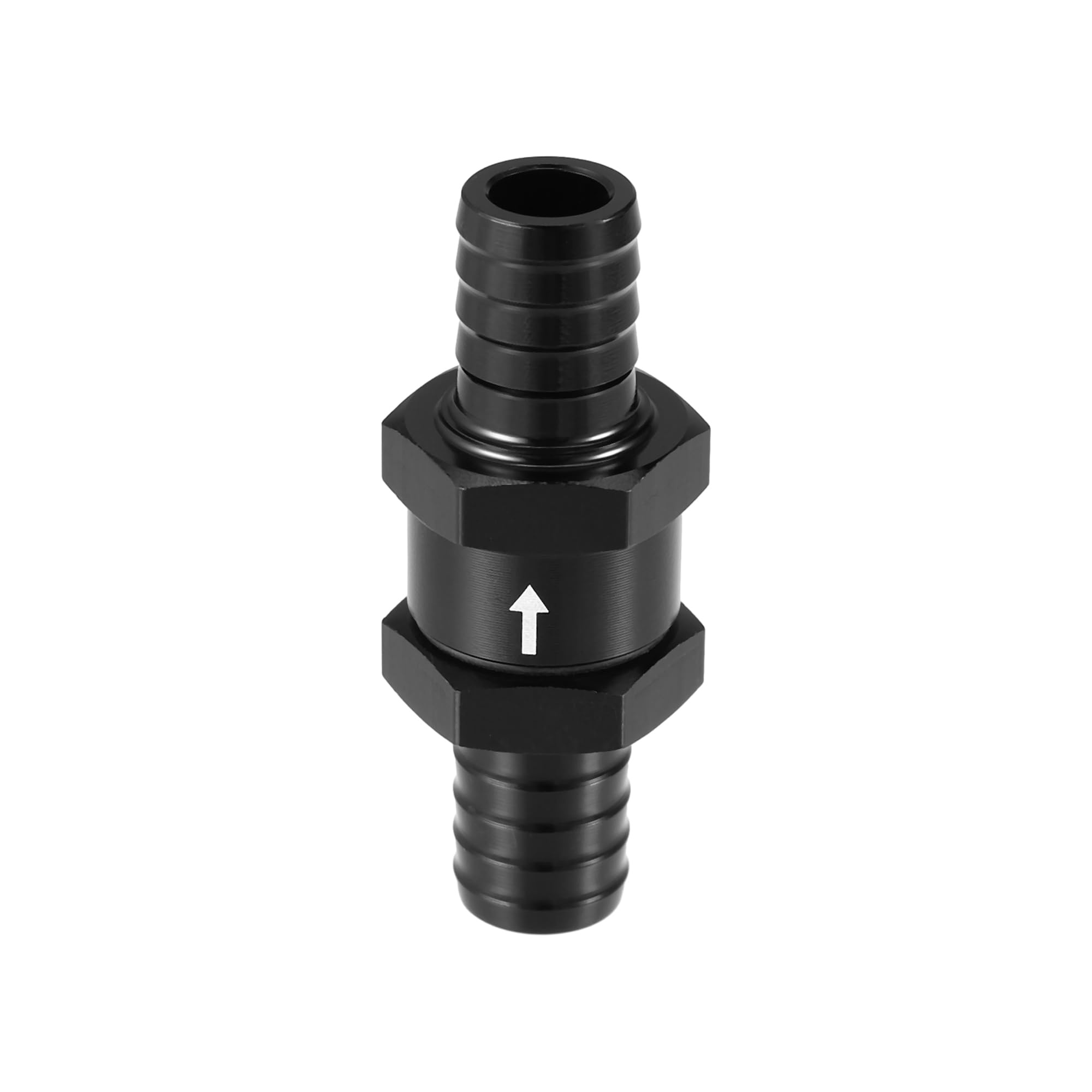 Fuel Check Valve One Way/Inner Non Return One Way Check Valve for Car Fuel Petrol Gasoline Diesel/Durable 0.55" 14mm OD / 1 Pcs Black-image-19