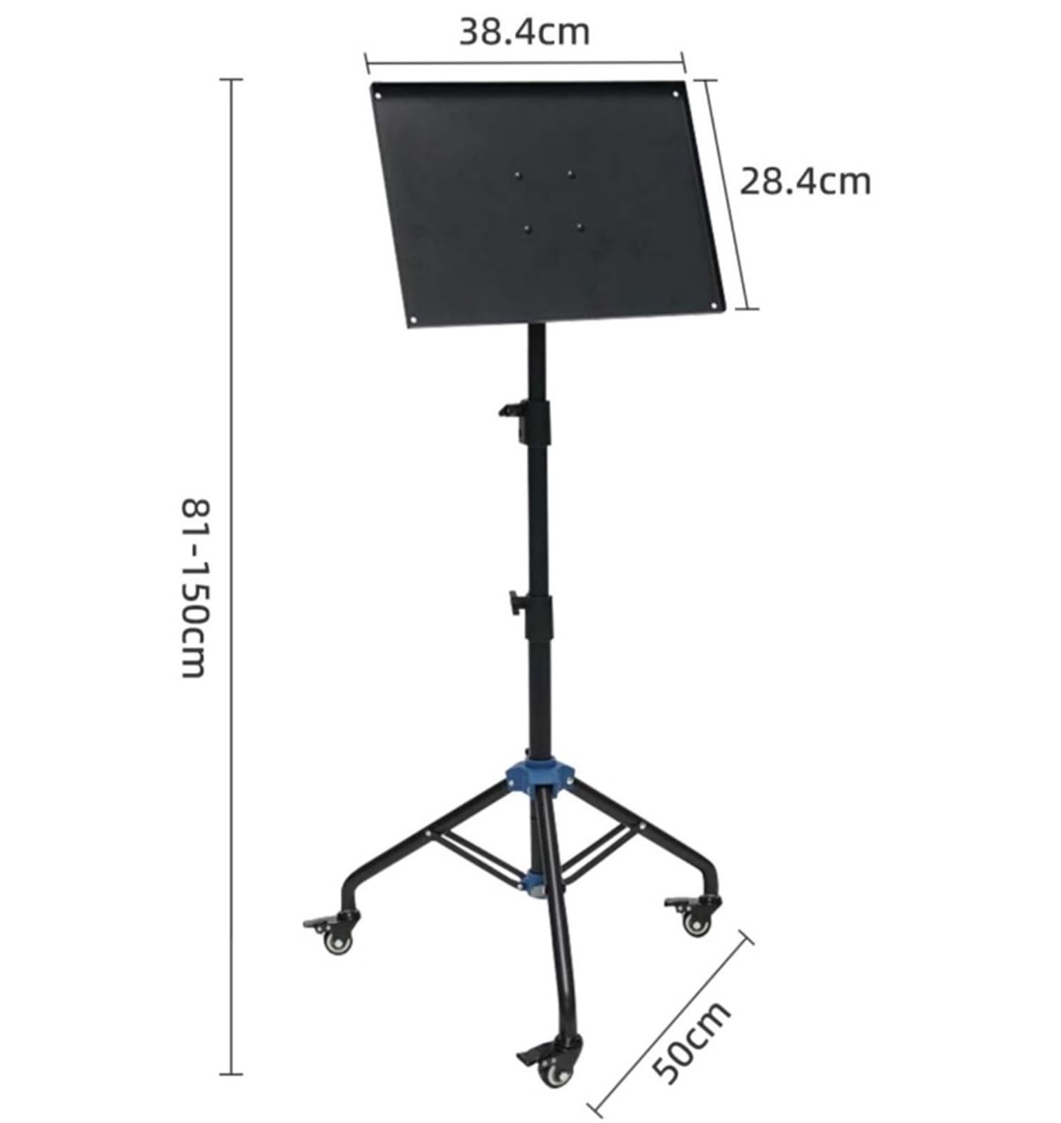 Soporte Partituras Instrumentos Atril De Partitura Plegable con Trípode Telescópico For Tocar Instrumentos En Interiores Y Exteriores con Ruedas