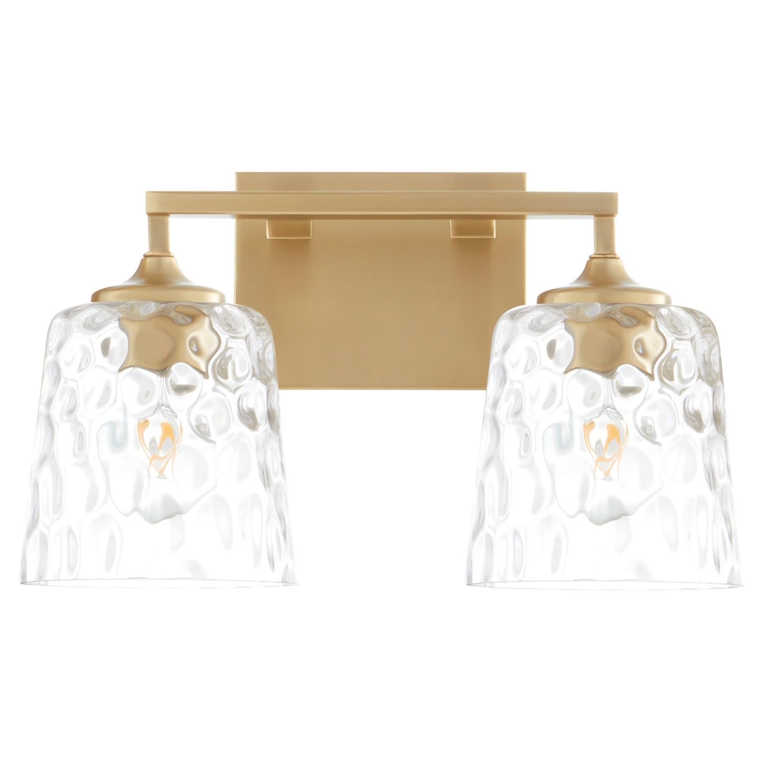 QuorumLighting 5005-2-180 Eldorado Vanity, 2-Light 200 Total Watts, Aged Brass