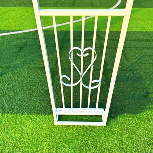 Support de treillis métallique blanc pour guider vos plantes
