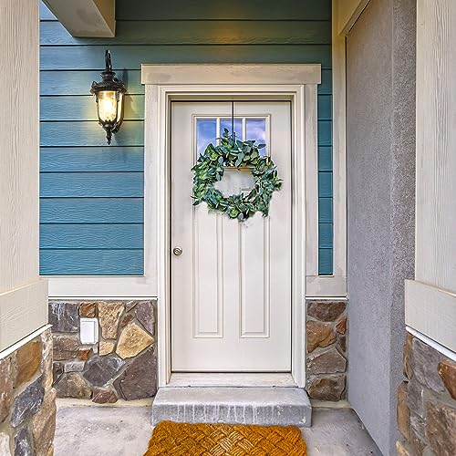 Outdoor Wall Lights, Waterproof Aluminum Porch Wall Light for Outside House, Patio, Yard, Garden, Black Gooseneck Exterior Wall Sconce, Hardwired Outdoor Acorn Shape Lantern Lamp, Water Ripple Glass