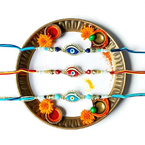 Image of Premium Rakhi for Brother - Celebrate the Eternal Sibling Bond | Kundan Rakhi | Raksha Bhandhan | Free Roli Chawal | PoPo Toys