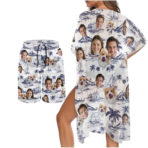 Custom Womens Swimsuit Cover Up,Women's Sarong Cover Up,Various Styles to Choose from,Personalized Face