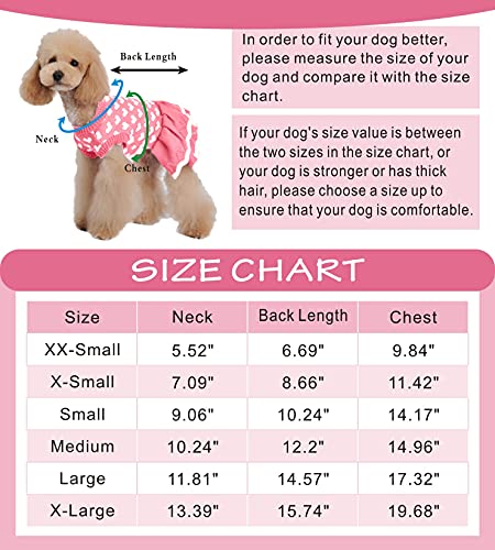 CHBORLESS Dog Sweater Puppy Dress: Warm Pet Small Dogs Clothes Winter Dog Heart Sweater Doggy Sweatshirt Doggie Coat Cat… - Image 7