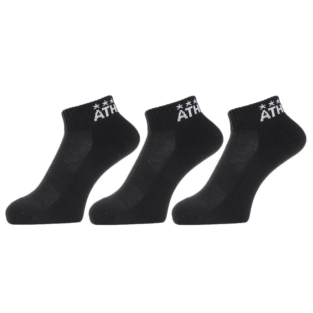3Pアンクルソックス BLK 25-27