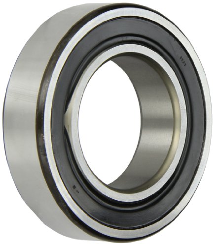 SKF 2211 E-2RS1TN9 Double Row Self-Aligning Bearing, ABEC 1 Precision, Double Sealed, Plastic Cage, Normal Clearance, Metric, 55mm Bore, 100mm OD, 25mm Width