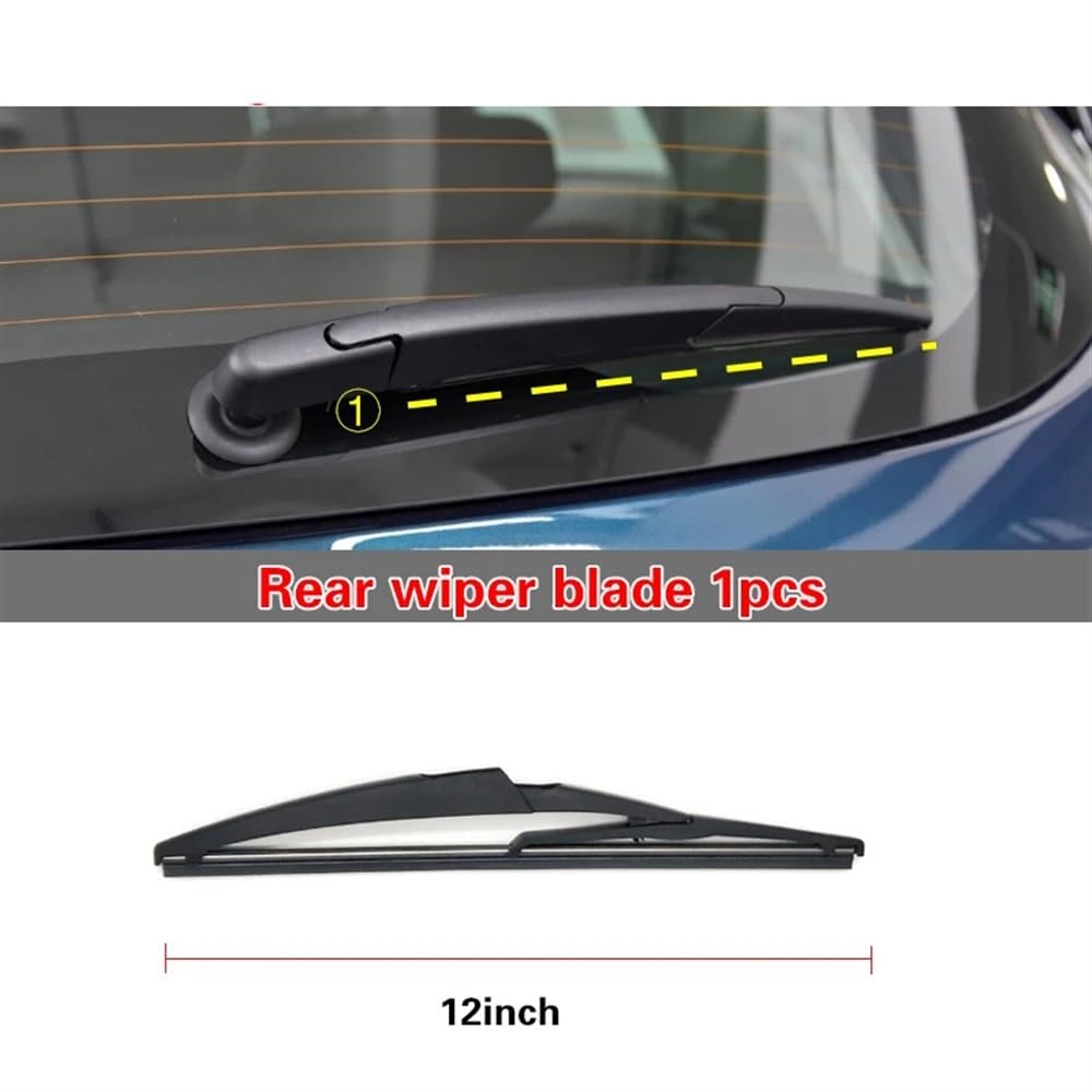 Para Renault Clio 4 Hatchback 2012-2018, Limpiaparabrisas Trasero De 11 Pulgadas, Limpiaparabrisas Trasero, Parabrisas Para Ventana Trasera De Coche, Cepillo De Lluvia
