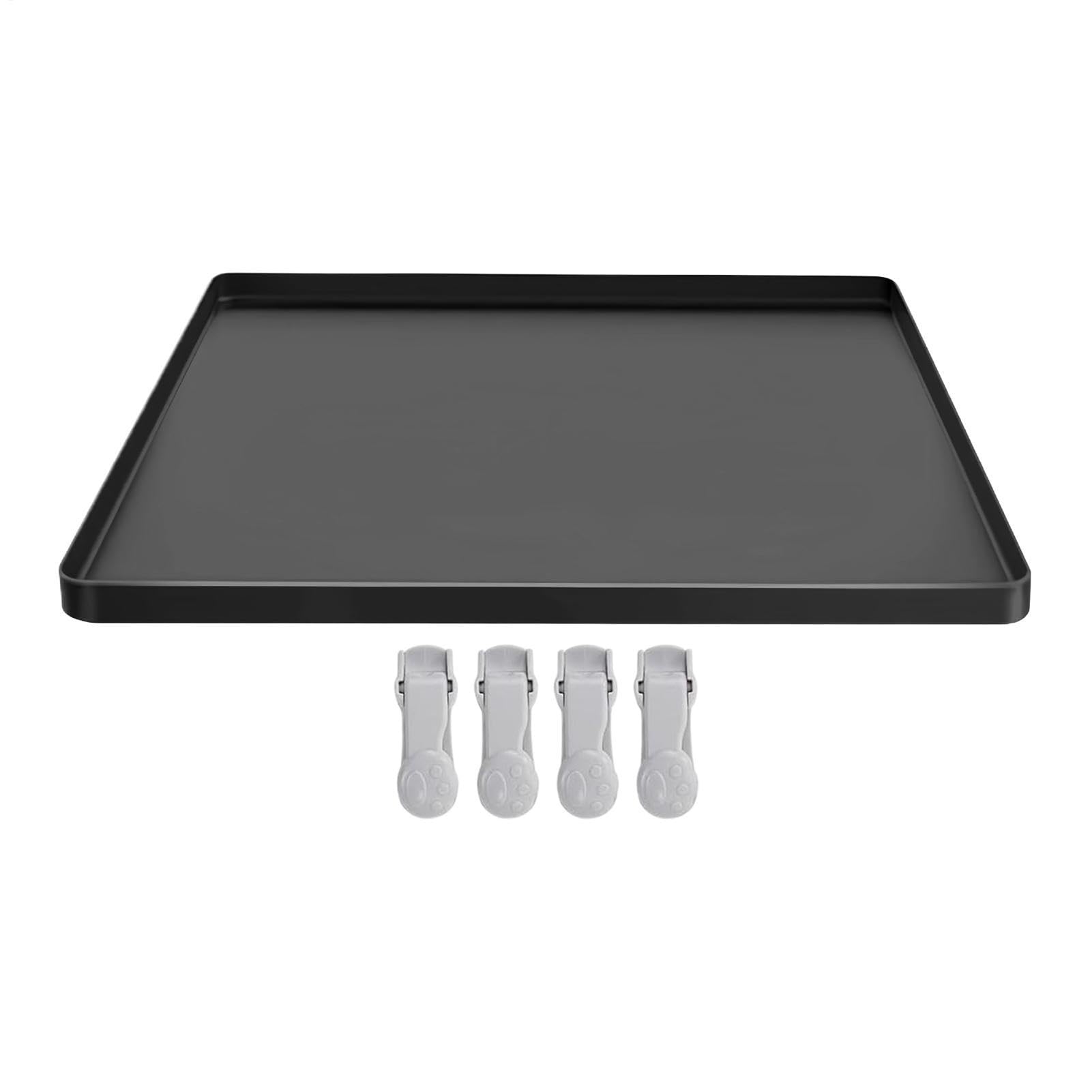 Unterlagehalter - Rutschfestes Silikon Welpenkissenhalter | Dichte Wanne 60x60 cm, 630g, mit 4 Klammern | für Innenbereich, Balkon, Wohnung, Terrasse, Waschküche, Hinterhof, Wohnzimmer, Stubenreinheit
