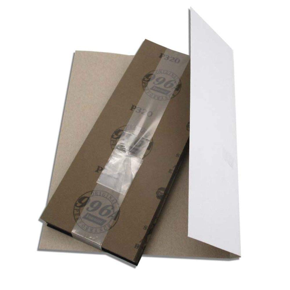 SHENGANG 42 pezzi di carta vetrata impermeabile da 320 a 10000 grana, 9quot; x 3,6 pollici, adatto per la finitura di mobili in legno, levigatura di metalli e lucidatura automobilistica,10000