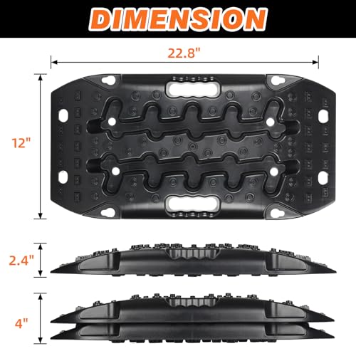 Ouleme OTB12PS-B Recovery Traction Boards, Off-Road Track Traction Mats thumb #1