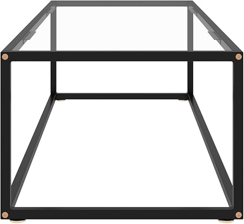 Miniatura 36 de Mesa de centro, mesa de centro industrial, mesa de centro moderna de mediados de siglo, mesa central para sala de estar, mesa de cóctel, mesa Negro