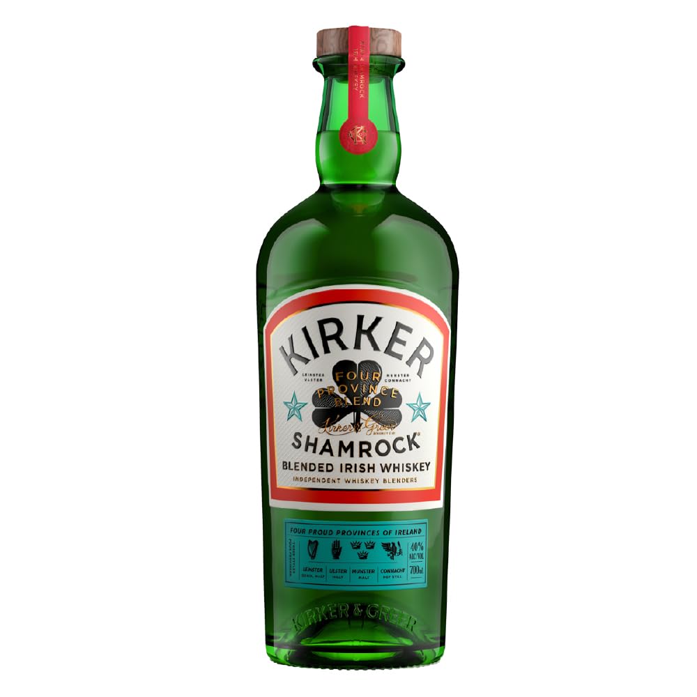 Kirker & Greer Shamrock Irish Whiskey | Four Province Blend | 70cl 40% abv