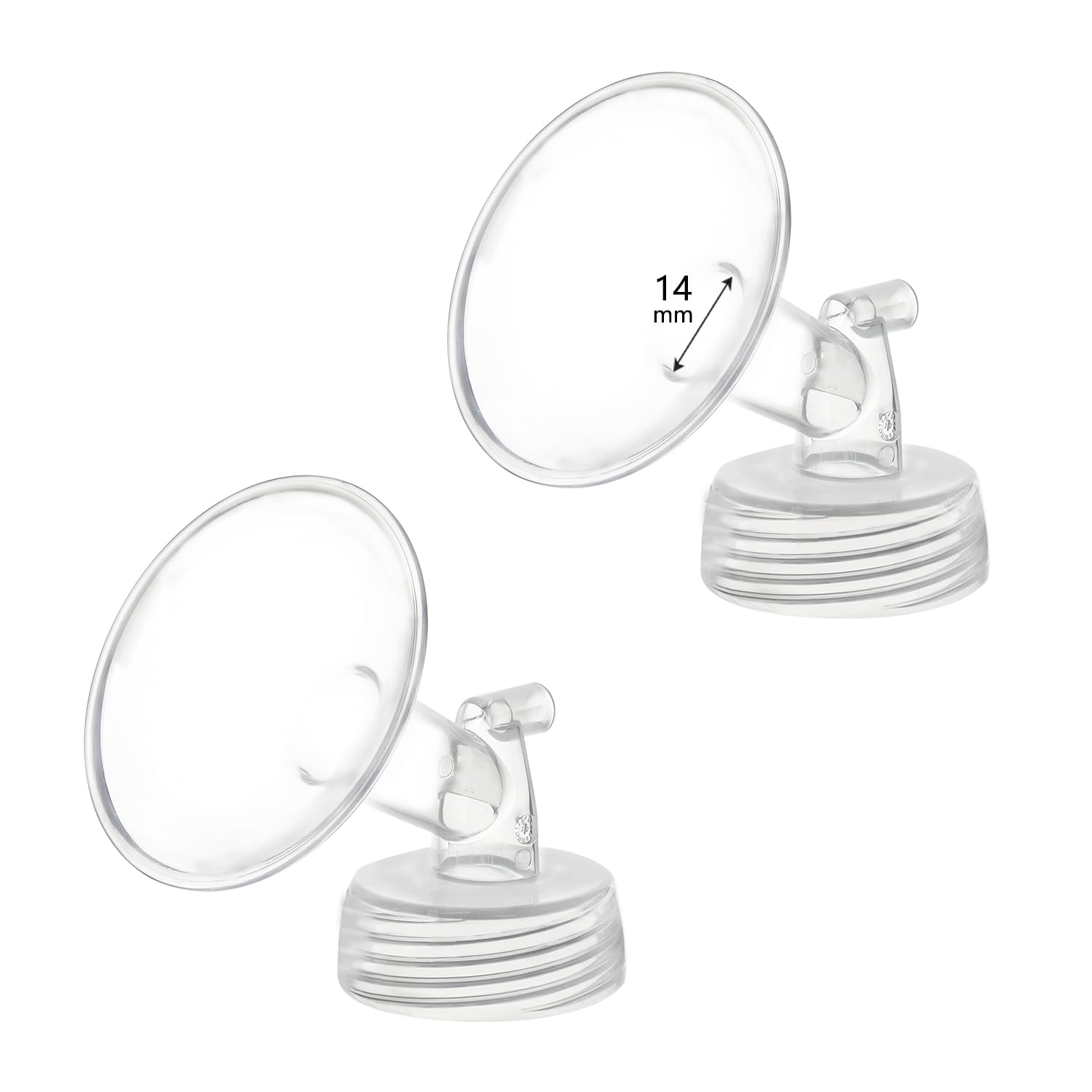 Momstouch14mm Flange Compatible with Spectra S1 S2 9 Plus Synergy Gold Breastpump Replacement to Spectra Pump Parts and Spectra Flange; Not Original; Replaces Spectra Shield