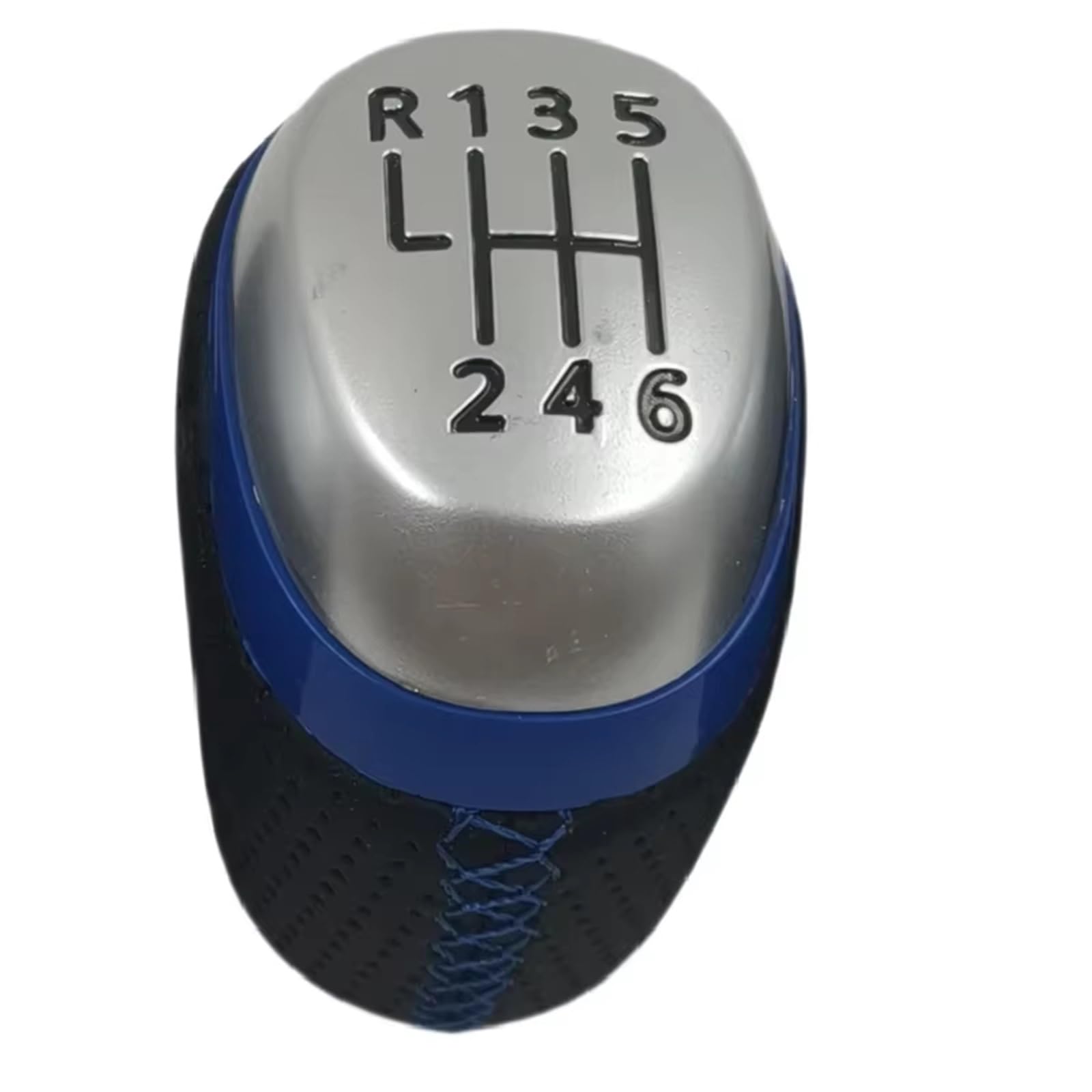 PDURMBUAB Gear Shift Knob Manual Gear Shift Knob Lever Gearbox Stick Shifter Leather for Scenic 4 Grand IV 2016-2022 Gaiter Handles