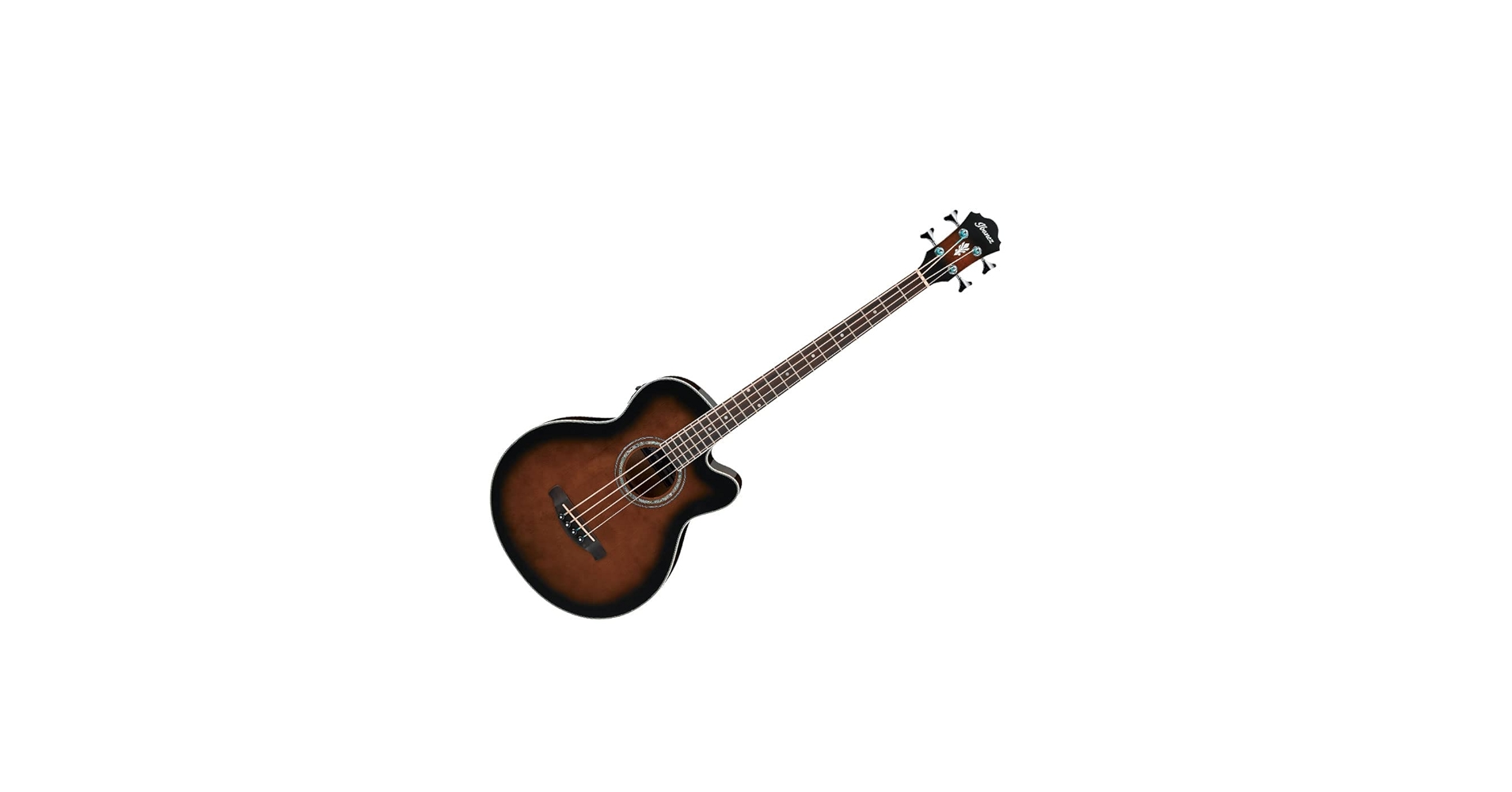 Ibanez AEB10 エレアコベース　アコベ　アコースティック Amazon.com: Ibanez Acoustic-Electric Bass Guitar Dark Violin