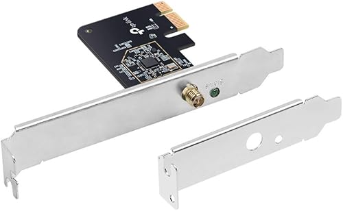 Miniatura 3 de TP-Link Tarjeta PCIe WiFi AC600 para PC de escritorio, tarjeta de red interna inalámbrica de doble banda (Archer T2E) Antena de alta ganancia,