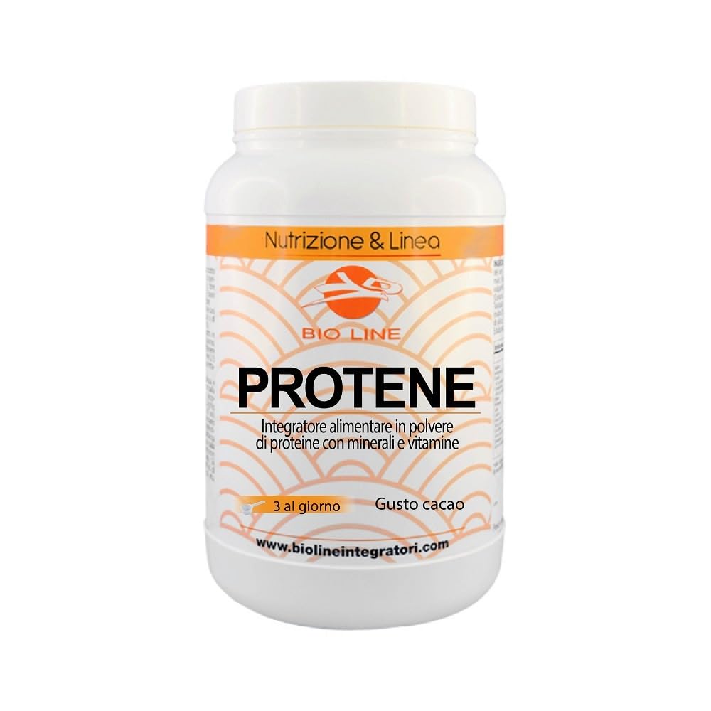 Laboratori Bio Line Protene - Mix Colazione Proteica a Base di Proteine in Polvere Isolate, Carboidrati, Vitamine e Minerali, Spuntino Sano e Gustoso per Adulti ed Anziani (750 gr (Polvere), Cacao)