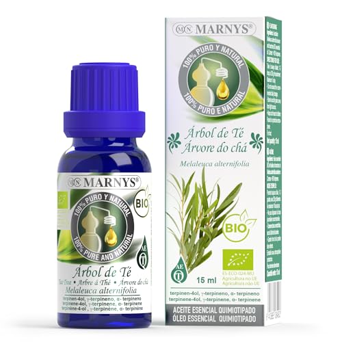 MARNYS Aceite Esencial Árbol de Té BIO 100% Puro Quimiotipado 15ml