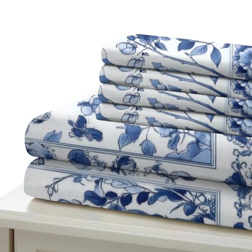 Housse de couette 3D oiseau bleu parure de lit microfibre 140x200