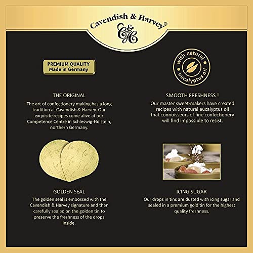 Cavendish & Harvey Blackcurrant With Apple Fruit Filling Drops - 175Grams, Germany