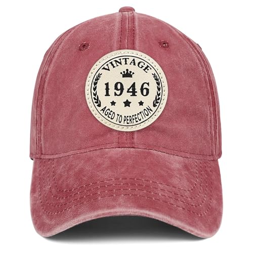Image of 80th Birthday Gifts 80 Year Old Gifts Ideas for Men Women It Took Me 80 Years to Look This Good Hat Washed Cotton Hat