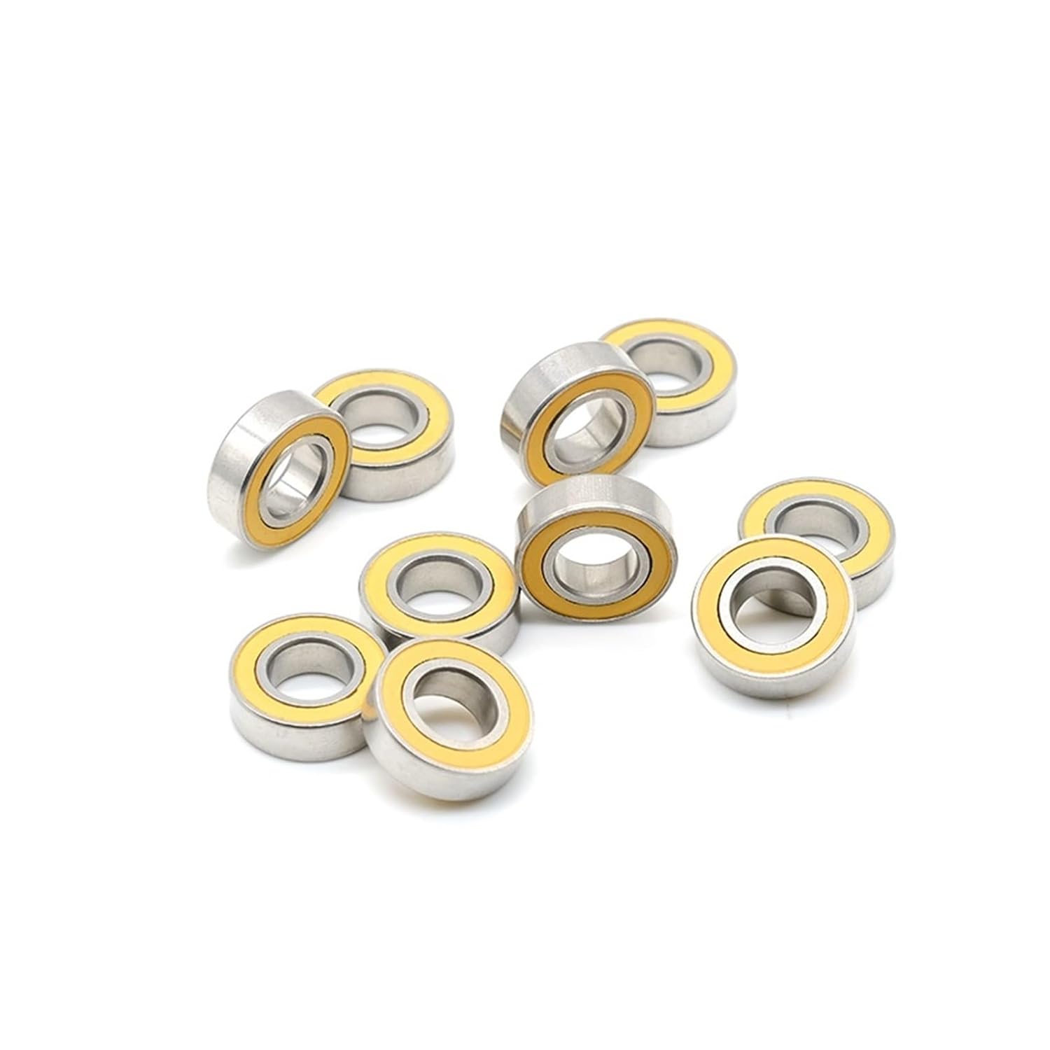 2Pcs S688-2RS CB LD ABEC-7 8 * 16 * 5 mm Stainless Steel Hybrid Si3N4 Ceramic Bearing Fishing Reel 8x16x5 S688RS