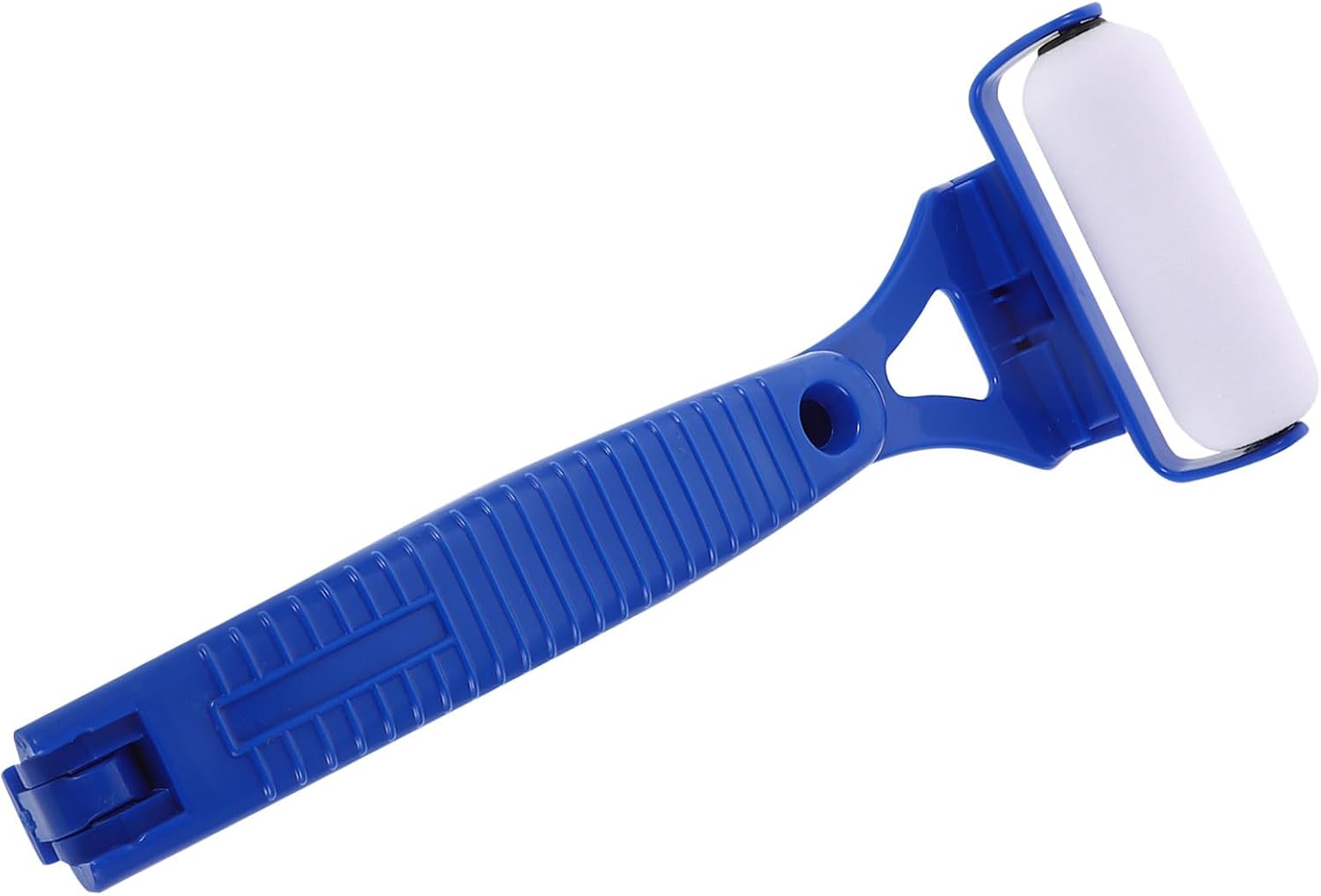 Back Lotion Applicator with 2 Blue Rollers, Folding Handle Body Lotion Application Tool for Sunscreen, Oil, Self Tanner, Back Scratcher for Men and Women