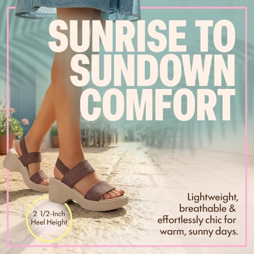 Image of Skechers Women's Cali Day | Luxe Foam Cushioned Footbed, Stretchy Knit Upper, Slingback Strap, Wedge Platform, Vegan
