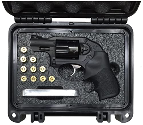 Case Club Pre-Cut Heavy Duty Waterproof Revolver Case Fits Ruger LCR