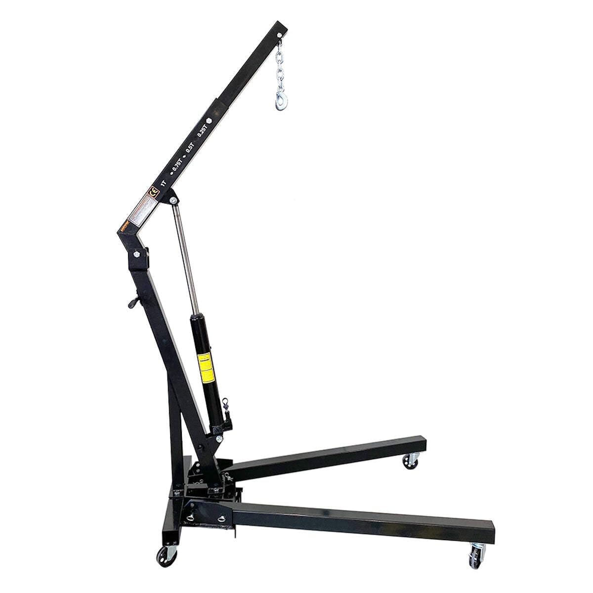 Grue d’atelier Chèvre pour garage 700 kg pour levage de moteur, pliable ZX0601K