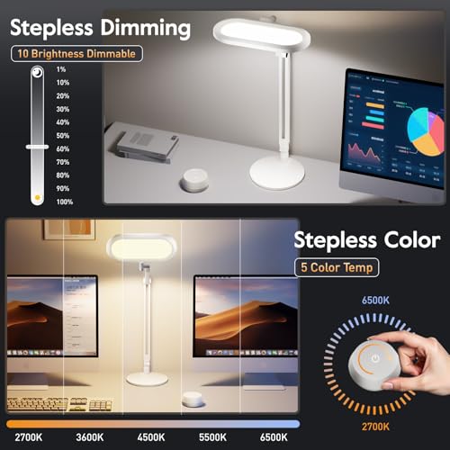 Smart Desk Lamp with Wireless Charging