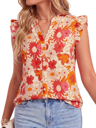 Image of Women's Dressy Striped V Neck Blouse