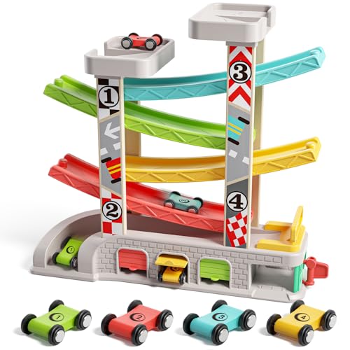 TOP BRIGHT Wooden Car Ramp