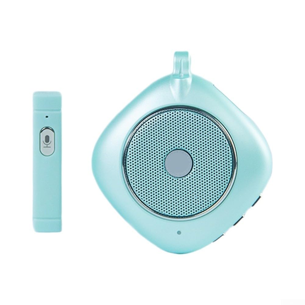 Altoparlante wireless compatto 6cm AI alimentato dispositivo portatile (verde) | Traduzione AI in tempo reale, supporto multilingue, uscita audio chiara, design wireless compatto, ideale per i viaggiatori