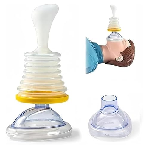 窒息救助装置 ポータブル 緊急用 大人と子供のための窒息救助装置 窒息吸引機 喉詰まり 吸引 誤嚥 吸引器 赤ちゃん 誤飲吸引器 2サイズのマスク付き 気道異物除去 誤飲対応 携帯型 家庭 オフィス 学校 作業用