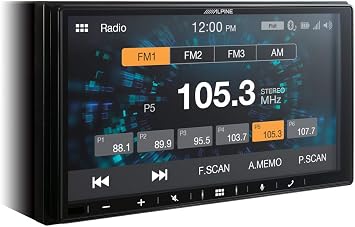 Alpine iLX-W650BT 7” Multimedya Sistemi, Apple CarPlay & Android Auto, Bluetooth, 2-DIN, Ultra İnce Tasarım, USB, 4x16W RMS