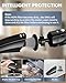 SERVOMASTER Handheld Vacuum Cordless Mini Car Vacuum Cleaner Portable and Rechargeable with Powerful Suction for Car Home Office and Pet Hair with HEPA Filter and Lightweight