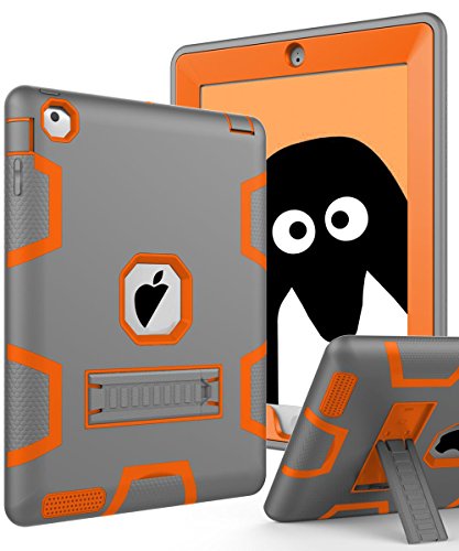 TOPSKY iPad 2 Case,iPad 3 Case,iPad 4 Case,iPad 2/3/4 Kids Proof Case,Heavy Duty